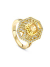 Fifth Avenue Yellow Diamond Yellow Gold Ring