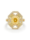 Fifth Avenue Yellow Diamond Yellow Gold Ring