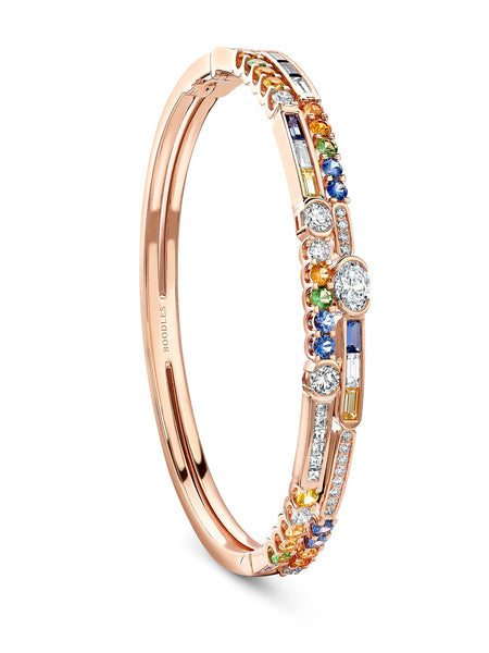 The Boodles National Gallery Collection - Play of Light Rose Gold Bangle