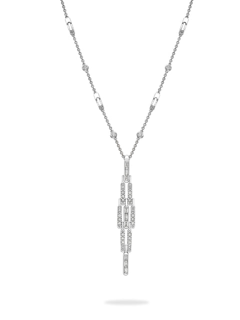 The National Gallery Play of Light Platinum Diamond Pendant