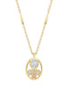 A Family Journey Paris Tuileries Diamond Yellow Gold Pendant