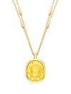 A Family Journey Paris Tuileries Yellow Sapphire Pendant