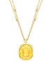 A Family Journey Paris Tuileries Yellow Sapphire Pendant