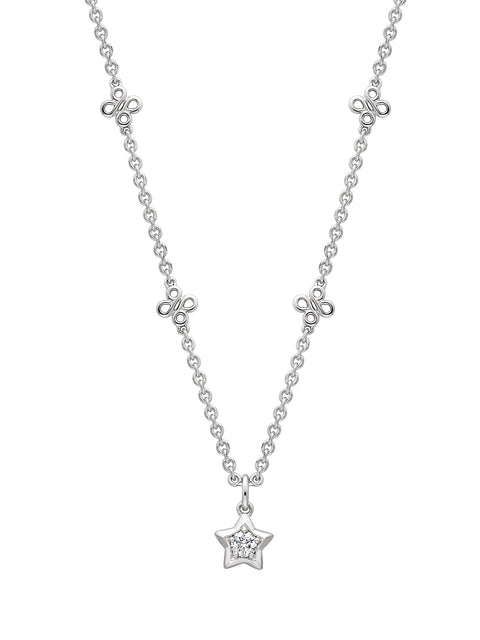 Beach Star Diamond Platinum Pendant