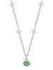 Beach Tsavorite Platinum Pendant