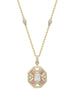 Fifth Avenue Ashoka Diamond Yellow Gold Pendant