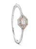 Fifth Avenue Ashoka Diamond Platinum Bangle