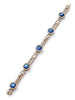 The Boodles National Gallery Collection - Play of Light Cushion Sapphire Rose Gold Bracelet