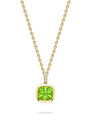 Florentine Dolce Vita Cushion Peridot Yellow Gold Pendant | Boodles