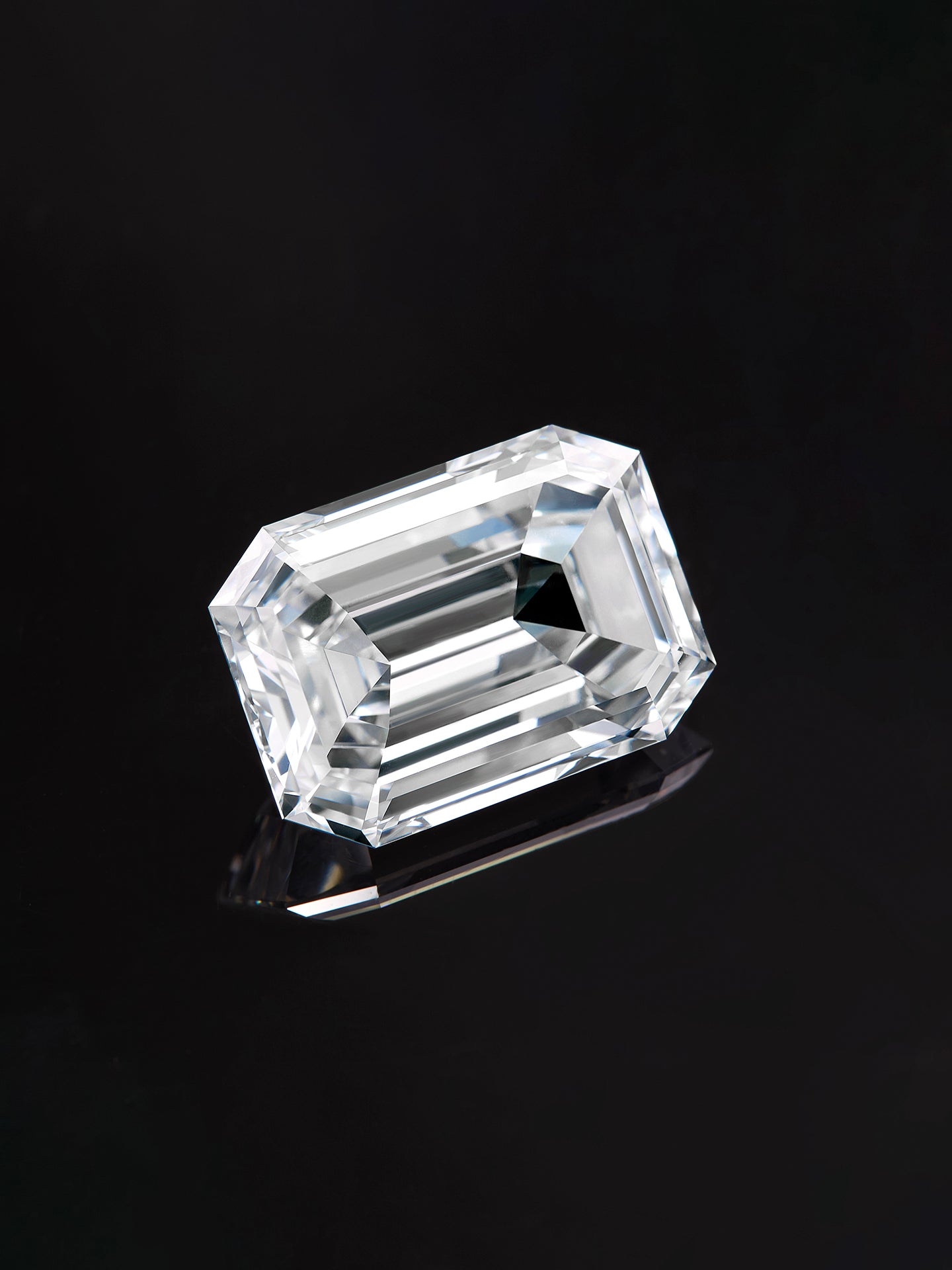 Boodles flawless emerald cut diamond