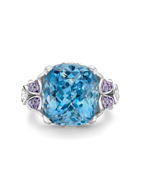 A Family Journey Lake Como Aquamarine Ring