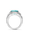 A Family Journey St. Tropez Paraiba Platinum Ring