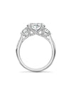 Petal Diamond Platinum Engagement Ring