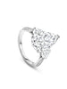 Petal Large Pear Diamond Platinum Ring