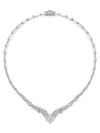 A Family Journey Florence Heart Cut Diamond Platinum Necklace