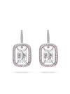 Vintage Ashoka Pink and White Diamond Earrings | Boodles