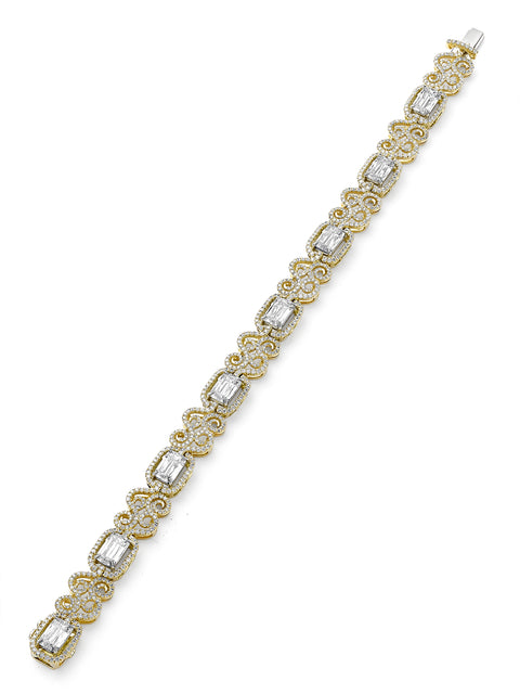 A Family Journey Vienna Ashoka Diamond Yellow Gold Bracelet