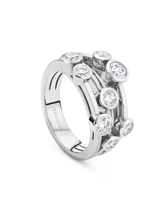 Raindance Classic Platinum Diamond Ring | Boodles