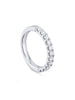 Classic Evermore Half Hoop Platinum Eternity Ring 0.66 Carat