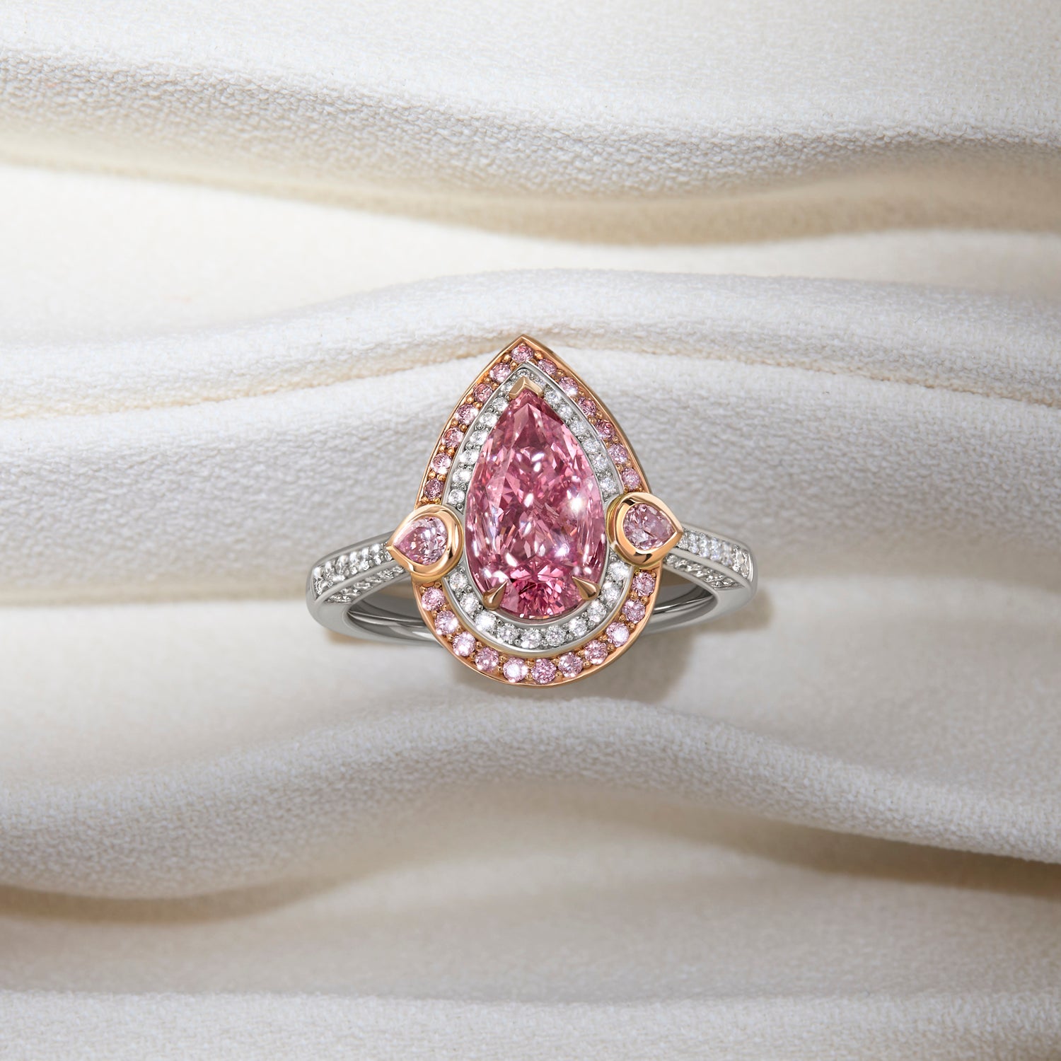 Boodles Vintage The Eternal Pink 2.06-carat pink pear diamond Ring 