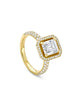 Florentine Vintage Yellow Gold Diamond Ring