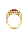 Venice Ruby Yellow Gold Ring