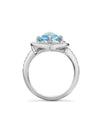 Woodland Aquamarine White Gold Ring