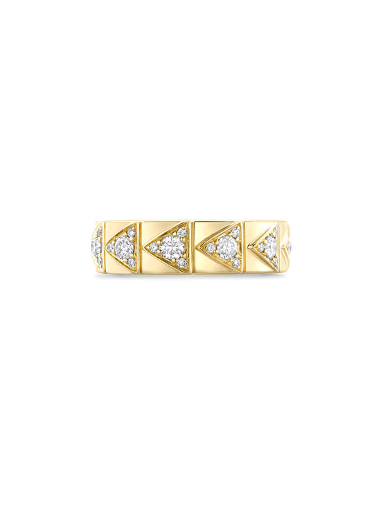 Be You Yellow Gold Diamond Ring