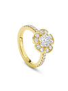 Secret Garden Yellow Gold Flower Ring