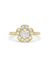 Secret Garden Yellow Gold Flower Ring