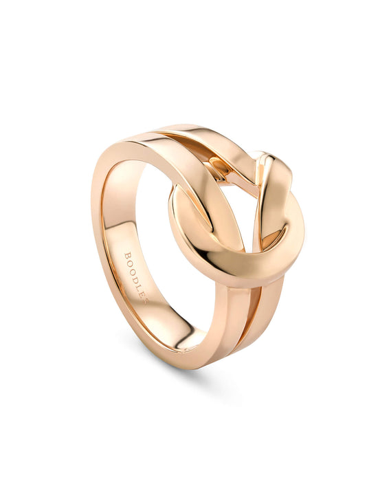 The Knot Rose Gold Ring