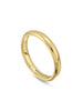 Classic Men's Court Shaped Yellow Gold Band