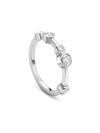 Raindance Half-Hoop Platinum Diamond Ring