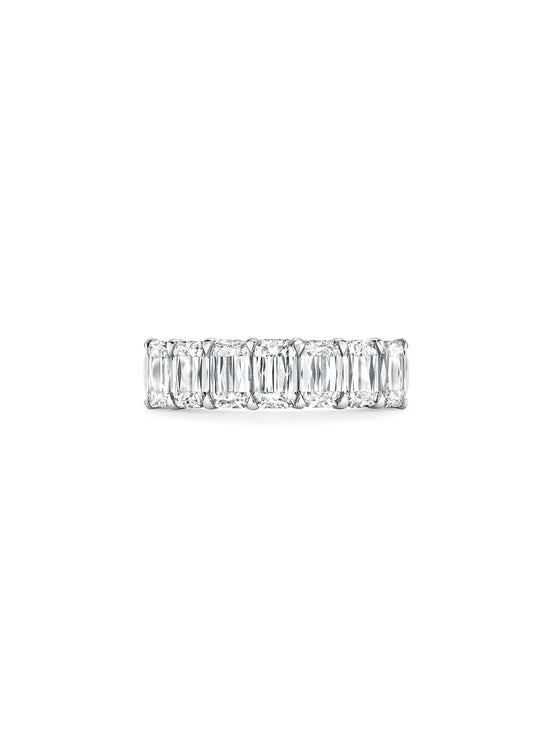 Ashoka Diamond Seven Stone Half Eternity Ring