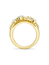 Waterfall Medium Yellow Gold Diamond Ring