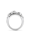 Waterfall Classic Platinum Diamond Ring