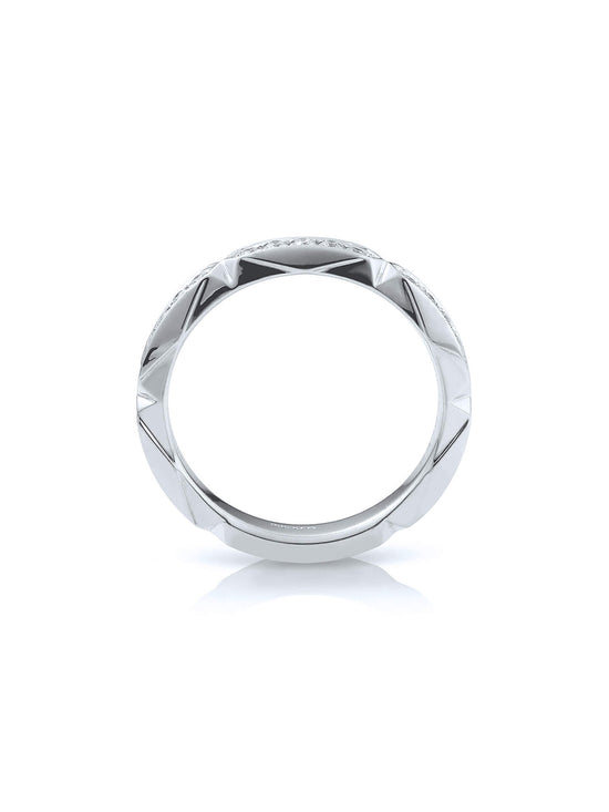 Jazz White Gold Diamond Ring