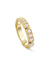 Jazz Large Yellow Gold Diamond Ring