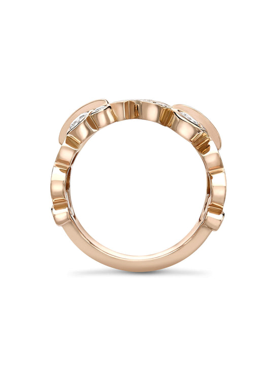 Blossom Signature Rose Gold Diamond Ring