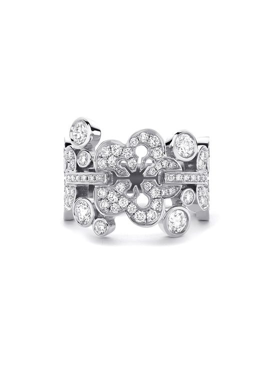 Blossom Signature White Gold Diamond Ring