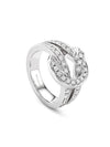 The Knot White Gold Diamond Ring