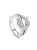 The Knot White Gold Diamond Ring