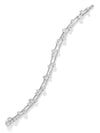 Raindance Two-Row Platinum Diamond Bracelet