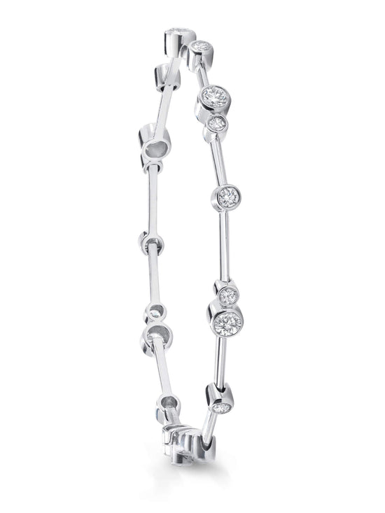 Raindance Classic Diamond Platinum Bracelet