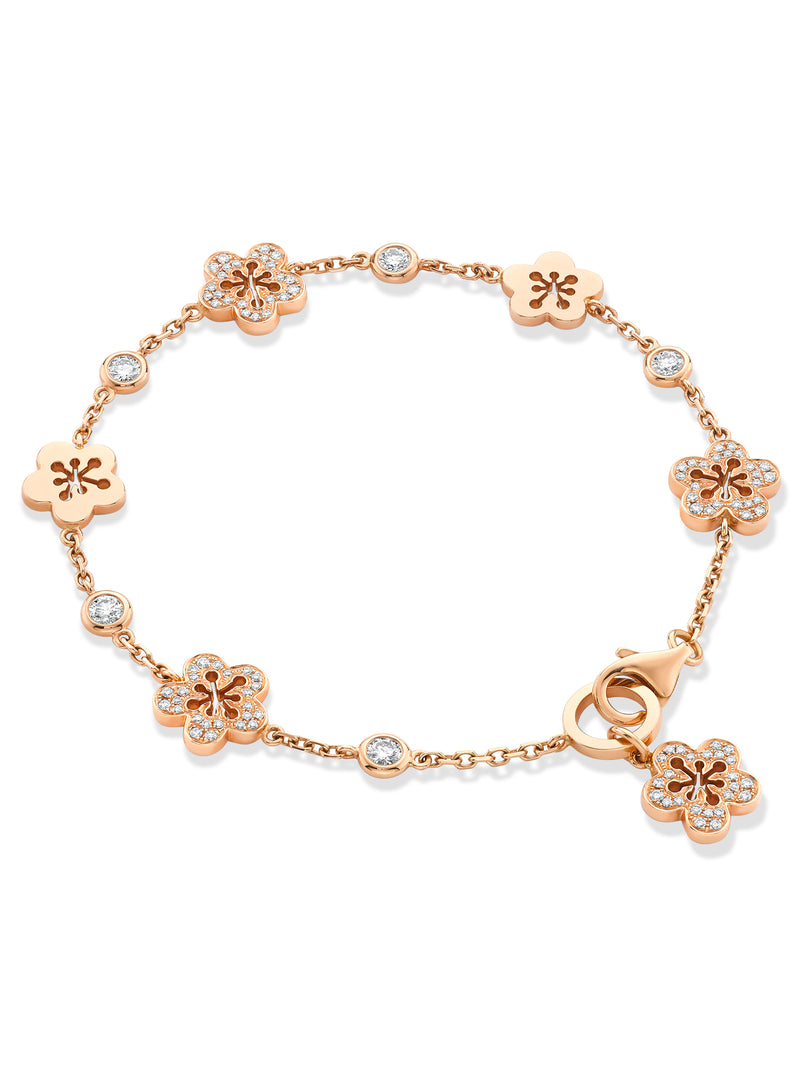 Blossom Long Rose Gold Necklace | Boodles