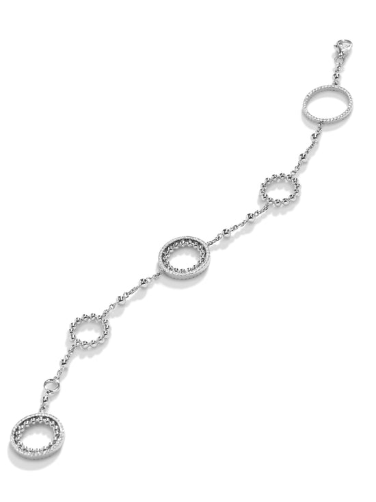 Circus White Gold Diamond Bracelet