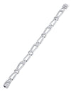 The Knot White Gold Diamond Bracelet