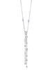 Raindance Double Drop Platinum Diamond Pendant