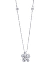 Raindance Platinum Diamond Cluster Pendant