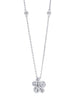 Raindance Platinum Diamond Cluster Pendant